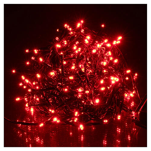 Christmas Led Light 200 LED Green Wire 20M Cabel String Lights (RED)