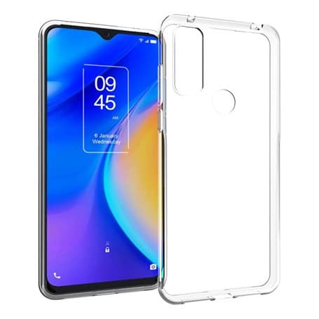 Silicone Case For TCL 20SE Clear