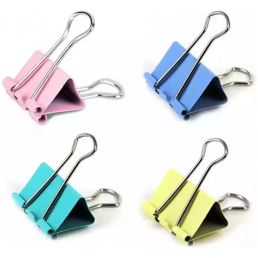 Colour Binder Clips -19mm,40 Pcs