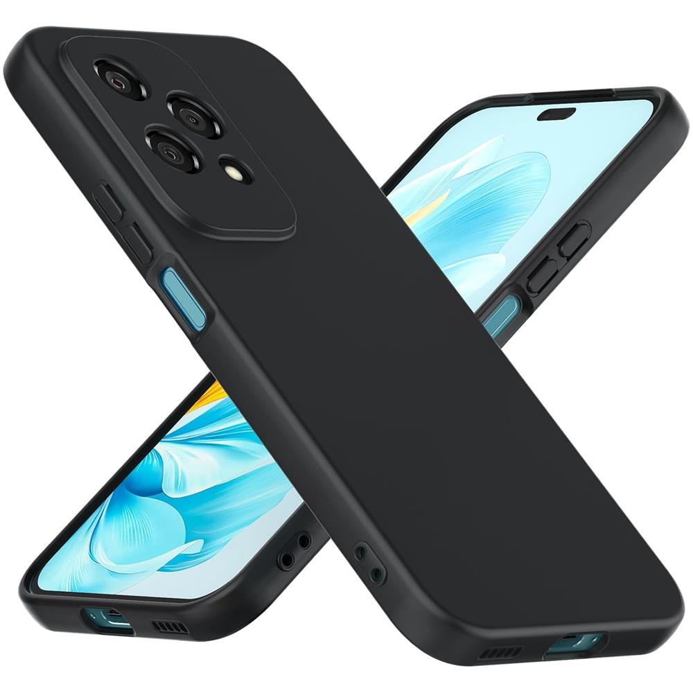 Silicone Back Cover Case for Honor 200 Lite 5G Black
