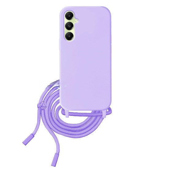 Cases TPU Hard Silicone Back Cover Mobile Phone Case Cord With Strap For Sam-Galaxy A34 4G/5G