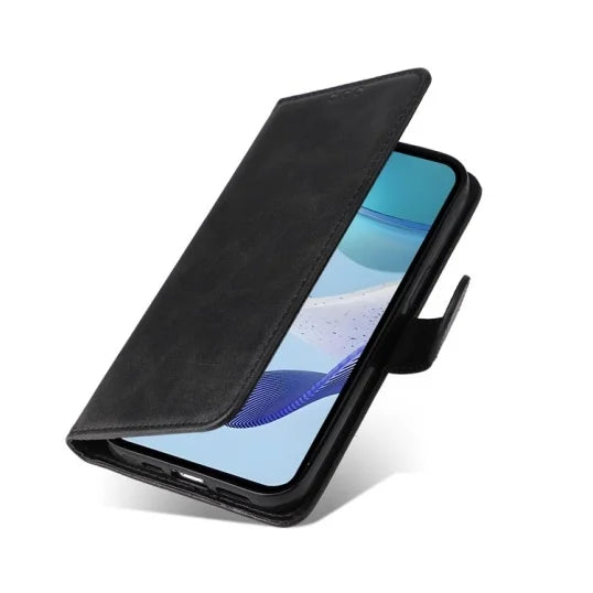 Cookover Flip Book Cover Case For Oppo A5 - 5G Book Stand Wallet (Black)