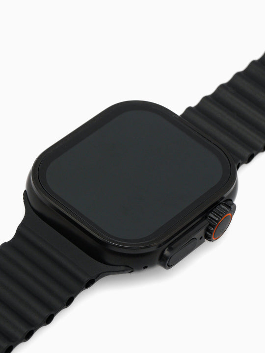 LAXASFIT Smart Watch Ultra 3 With 8 IN 1 Strap 49mm - Black