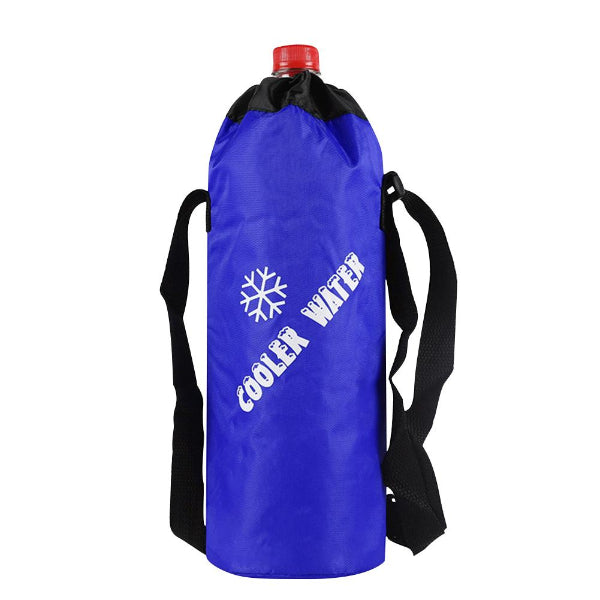 Portable Drawstring Water Bottle Pouch Insulated Cooler Bag Length and width 28.5x15cm