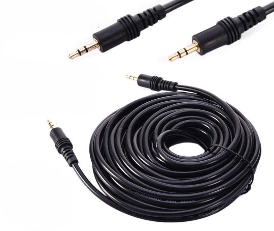 Audio Cable 3.5mm male to 3.5mm male 5m Black