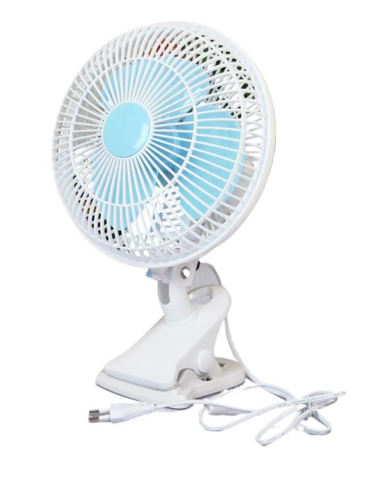 Clip And Table Fan 200MM Meas:235x203x230mm 2 Speed Power Saver Oscillating HJ-200