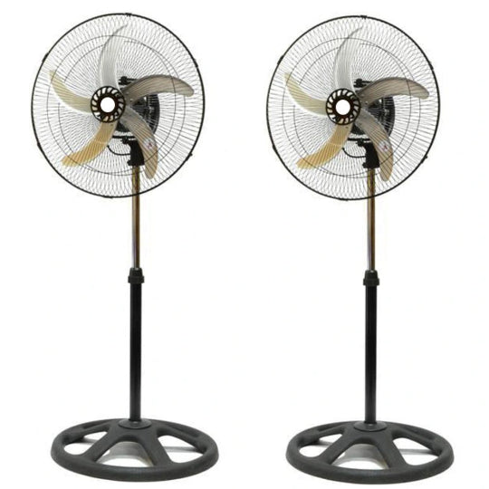 SUPER CROWN Stand Fan 5 Blades 60W 18" 61.5x53x16.5cm 2pcs Box