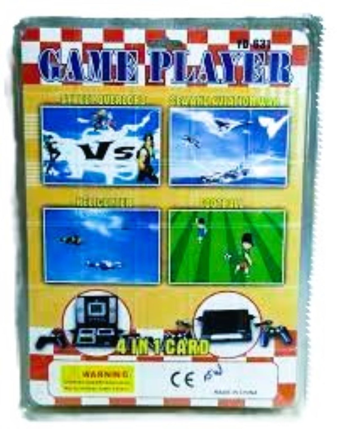 4 IN 1 CARD GAME PLAYER YD-631