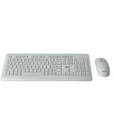 Andowl 2.4GHZ QK9000 Wireless Mouse & Keyboard White