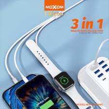 MOXOM 3 IN 1 Charging Cable FOR IP Phone / IWatch