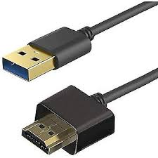 USB to HDMI Cable USB Type A Male to HDMI Male 3M