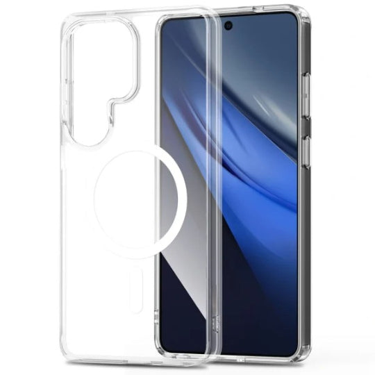 Transparent MagSafe Hybrid Back Case for Samsung Galaxy S26 Ultra