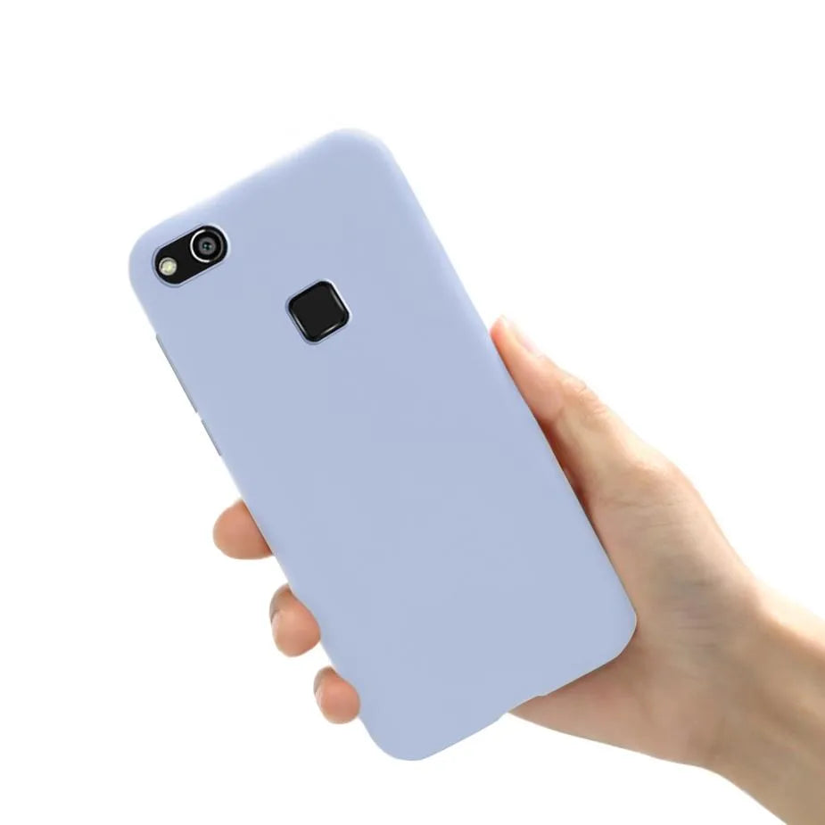 Silicone Cover For Huawei P10 Lite Cyan