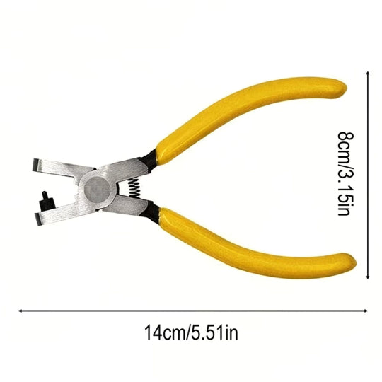 A Versatile Wristwatch with a Punch And a 2.0Mm Hole Punch Tool, Perfect for Gifting (Yellow)
