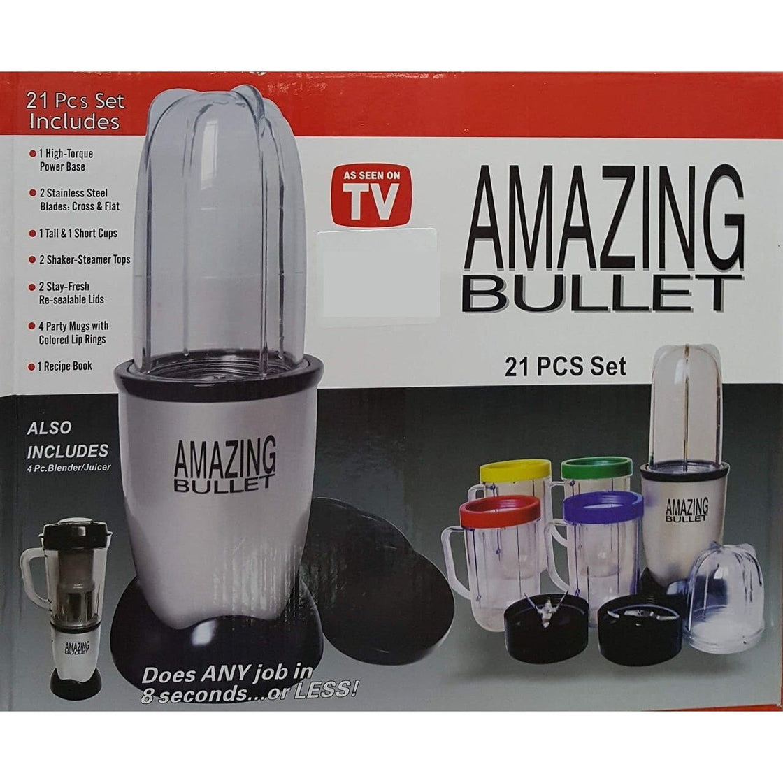 BLENDER MIXER AMAZING BULLET 21PCS 