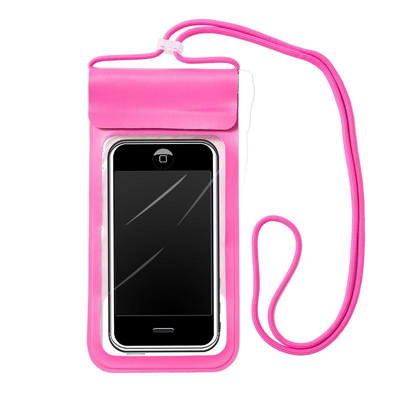 Waterproof Phone Case Universal Pink