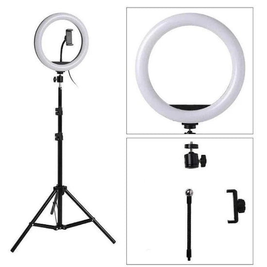 12 inch Polegadas Led Selfie Ring Light 30CM With 2.1m Tripod Stand QX-300