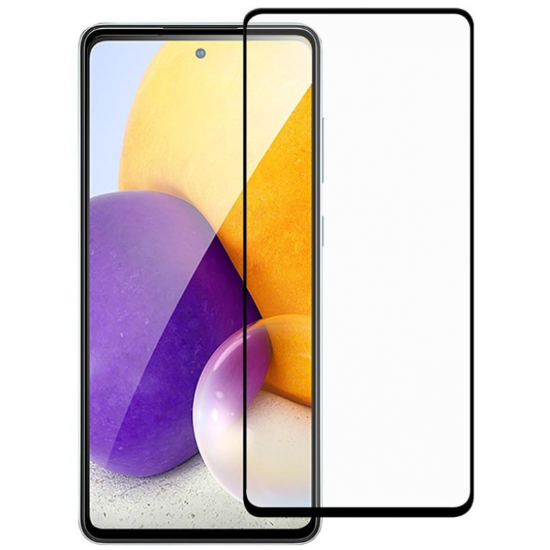 Screen Protector Tempered Glass For Oppo A98 Full Glue (Black)