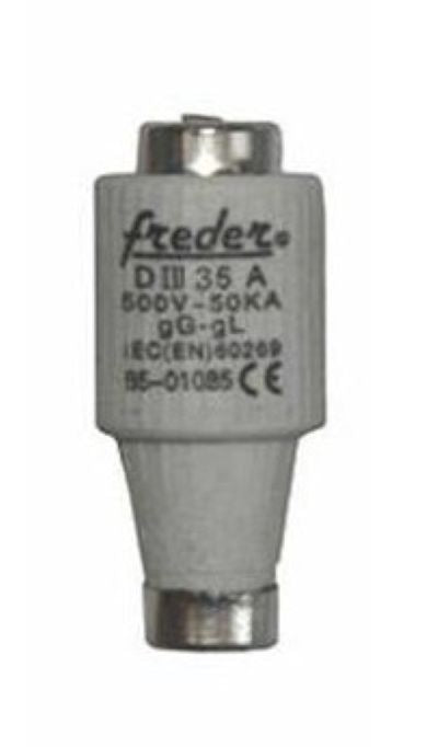 DIII 35A Freder D-Type Fuse Link gG-gL 500V AC IEC(EN) 60269-3 1Pcs 85-01035