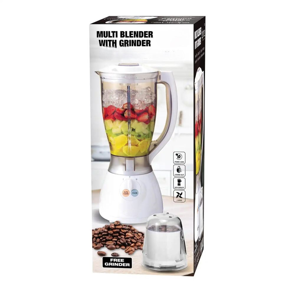 SILVER Multi-Blender With Grinder BC-500 | 500W | 2ltr Auto Clean