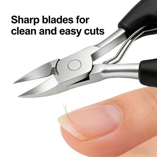 Professional Stainless Steel Nail Clippers for Both Men And Women, Black