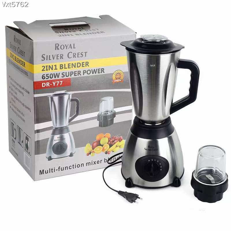 2in1 Royal Silver crest super power blender