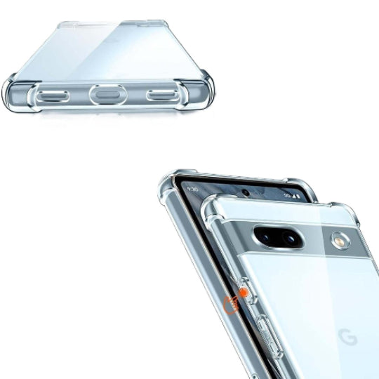 Tpu Silicone Back Cover Case For Google Pixel 7a Clear