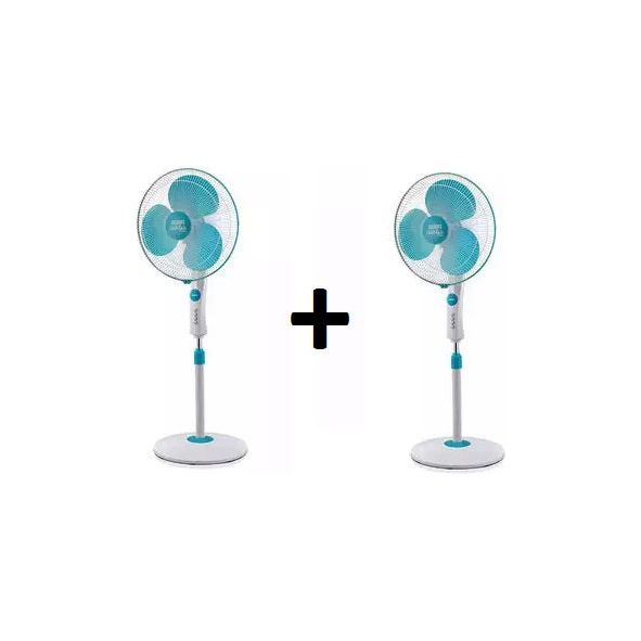 SILVER FS40-10 STAND FAN Sky Blue 2pcs