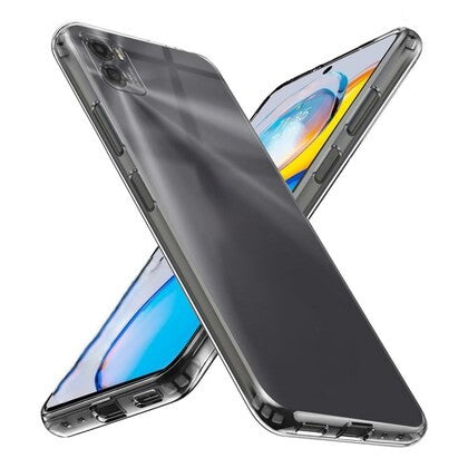 Premium Qualitiy Silicone Back Cover for MOTO E32 /G22 Clear