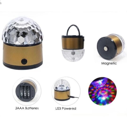 Cheap 3*aa Battery Operated Led Party Light Led Plastic Disco Ball Light
