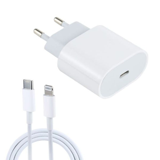 25W Power Charging Adapter Lightning to USB C Fast PD Wall Charger