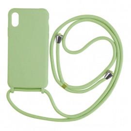 Premium Silicone Case With Cord Back Cover for Redmi 9A / 9ΑΤ / 9i