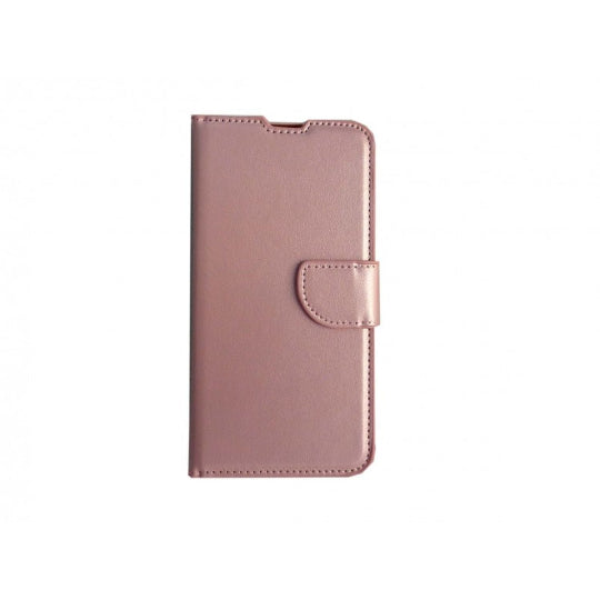 Smart Book Cover Case For Samsung Galaxy S10 Lite / A91 / M80s (Rose Gold)