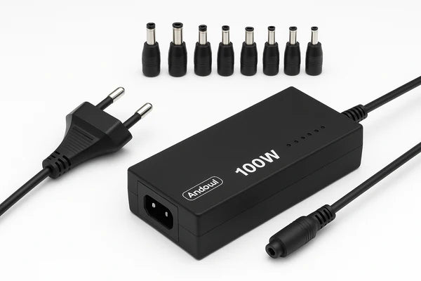 Universal Laptop Adapter 100W - Andowl Q-A24 with 8 Connectors