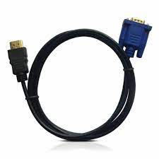 Cable HDMI male - VGA male 1.5m Black