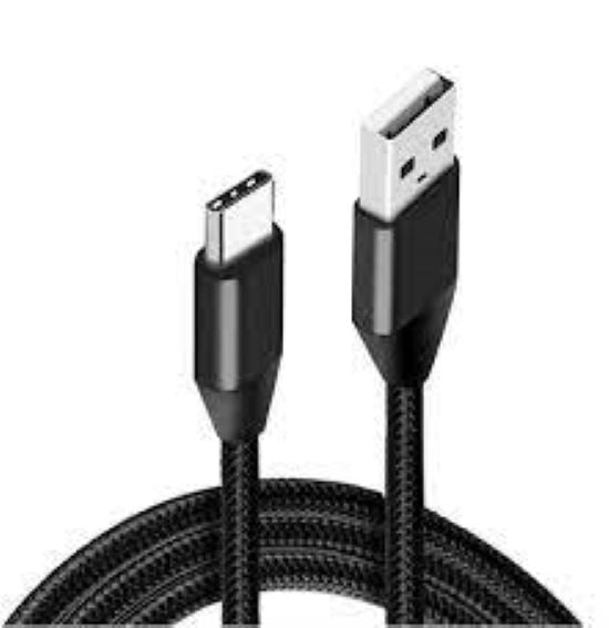 3M High Speed Cable nylon braided USB-A To USB-C Male 1pcs Black