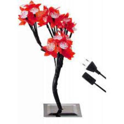 Decorative illuminated cherry tree with Led lights Multicolor 40cm high (Red)