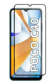 Premium Tempered Glass for POCO C40 (Full Screen)