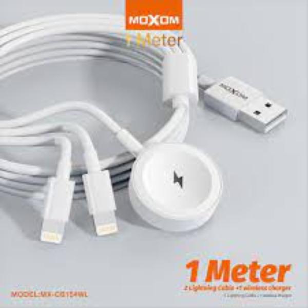 MOXOM 3 IN 1 Charging Cable FOR IP Phone / IWatch