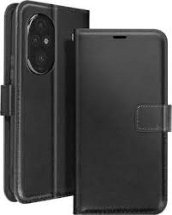 Case Mobile Phone Book cover Case For HONOR 200 PRO (Black)