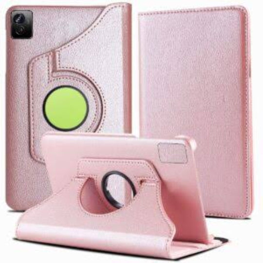 Smart Book Case 360° Rotating Stand Book Cover for Xiaomi Pad 5 / Pad 5 Pro 11" Rose gold