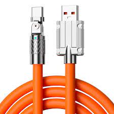 Cabel Treqa 9.1A Usb-A Male To Type-C Male Fast Charging Cabel 1M Orange (CA-8793)