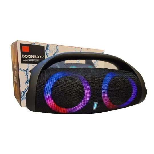 Boonbox2 Portable Wireless Bluetooth Speaker Rgb With Power Banks wireless Sound Box (Black)