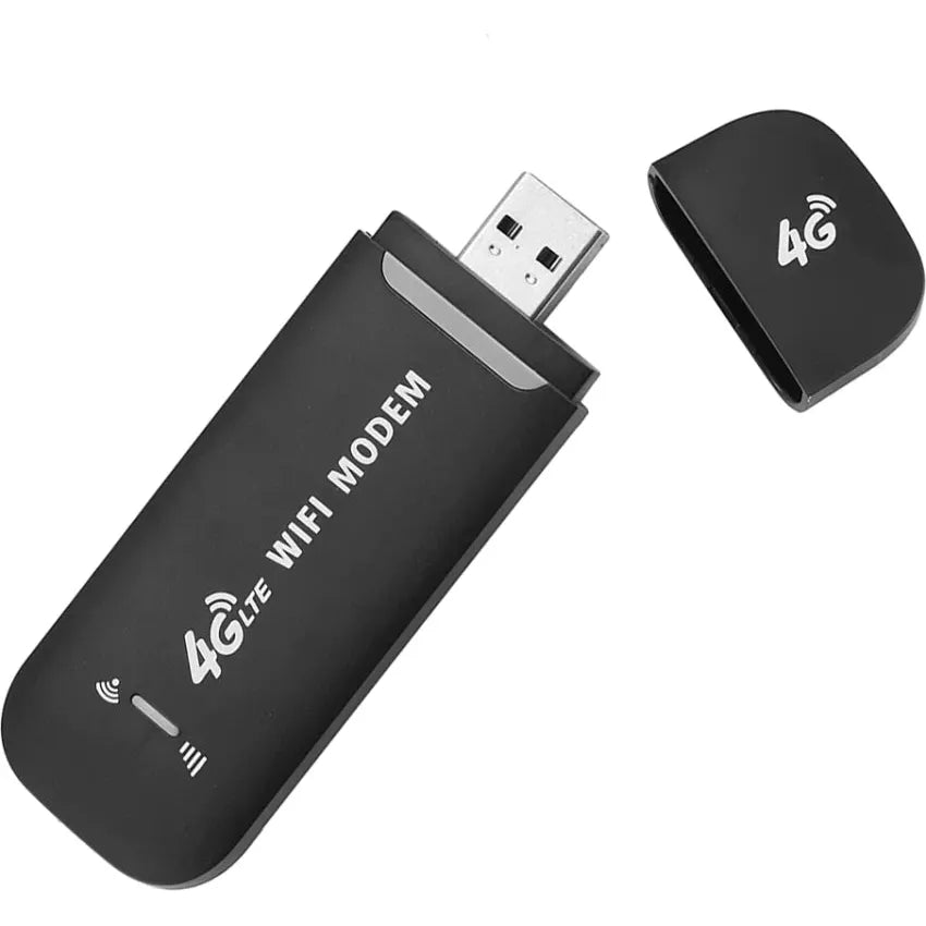 LTE 4G USB MODEM with WI-FI Hotspot Data Card - Black