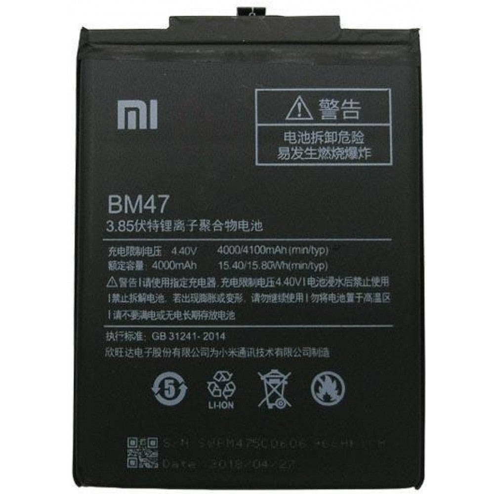 Replacement Battery For Xiaomi BN47 Redmi 3/3 Pro/3S/3X/4X