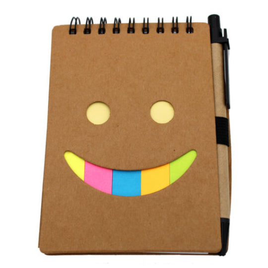 Notepad 9x13cm 70Φ with Pen + Note Stickers + Bookmarks Jx005