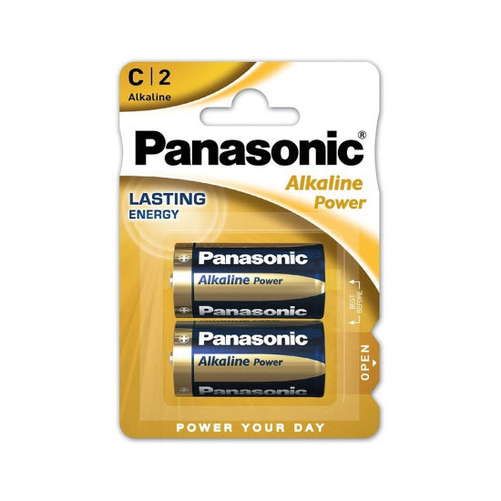 Panasonic Alkaline Power LR14 Μπαταρίες C 1.5V 2τμχ