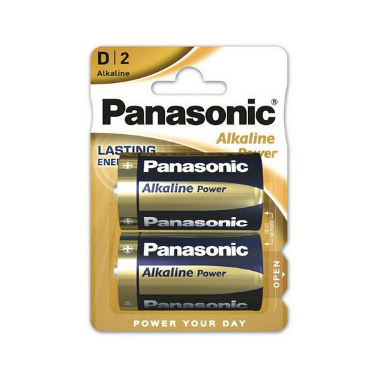 Panasonic Alkaline Power LR20 Alkaline Battery D 1.5V 2pcs