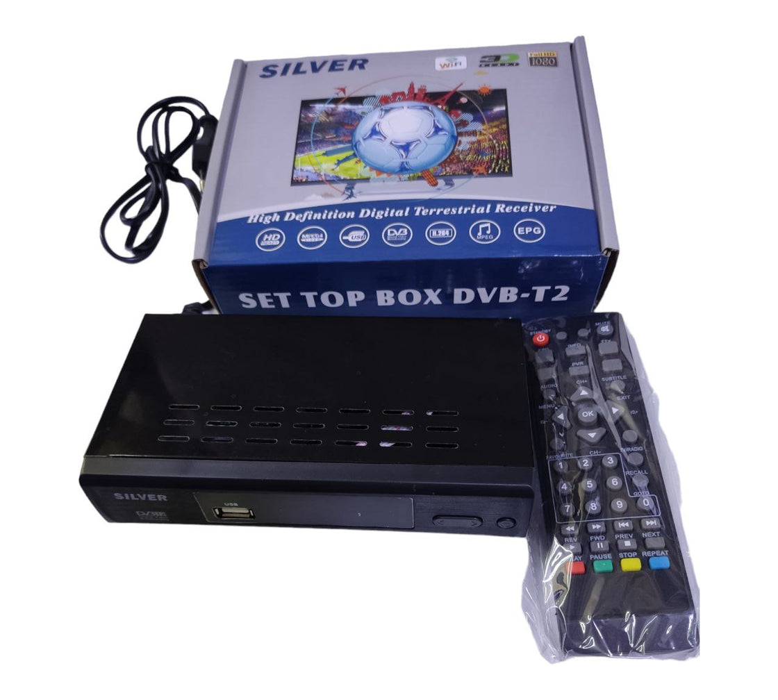 DVB-T2-HD H.264 SILVER DECODER High Definition Digital Terrestrial Recever