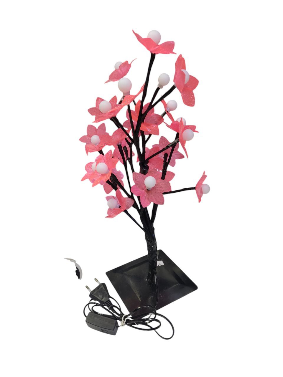 Decorative illuminated cherry tree with Led lights Multicolor 40cm high (Rose)